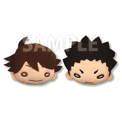 Haikyu!! Toru Oikawa Hajime Iwaizumi Nitotan Plush Badge Set Buttons [USED]