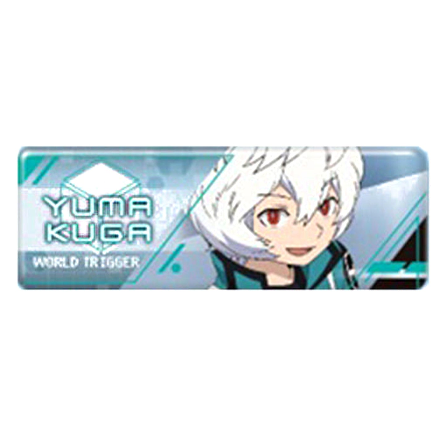 World Trigger Yuma Kuga Long Can Badge Collection Buttons [USED]
