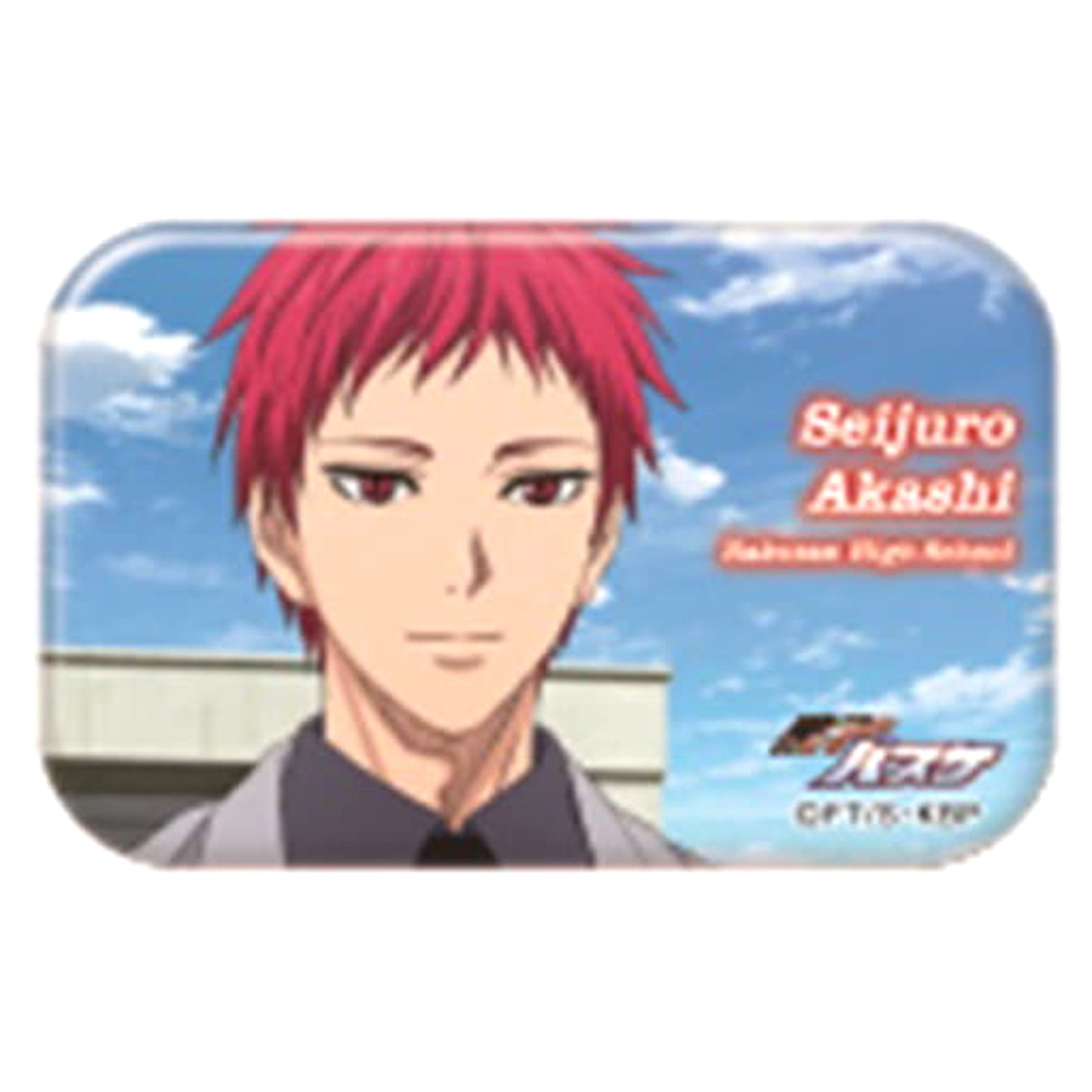 Kuroko's Basketball Seijuro Akashi Round Squiare Can Badge Buttons [USED]