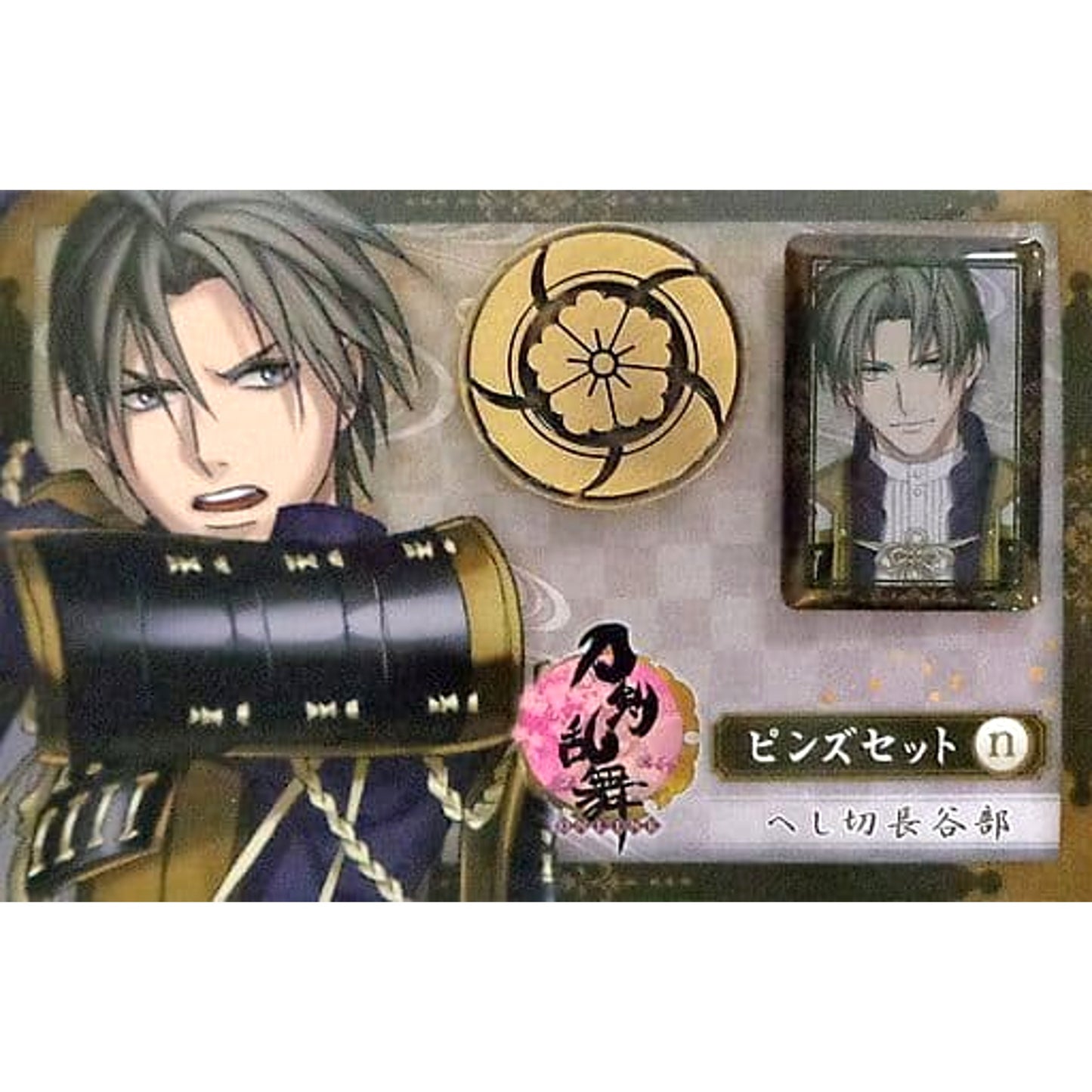 Touken Ranbu ONLINE Heshikiri Hasebe N Pins Set Set of 2 Pins [USED]