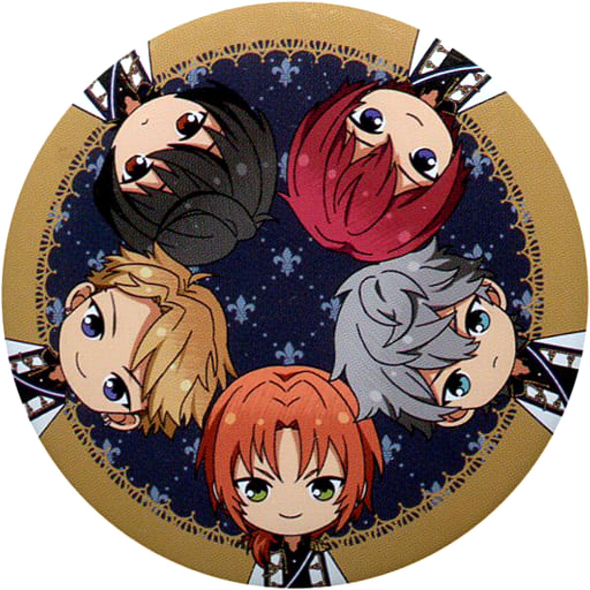 Ensemble Stars! Knights Can Badge Hacosta Limited 1st Collaboration Drink Purchase Privilege Buttons [USED]