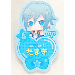 IDOLiSH7 Tamaki Yotsuba Kiradol Die Cut Board Badge Adores Limited Buttons [USED]