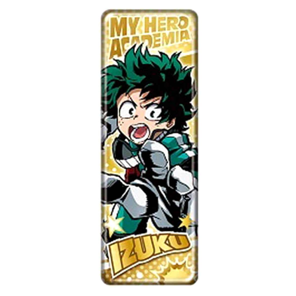 My Hero Academia Izuku Midoriya Hero Long Can Badge Collection Buttons [USED]