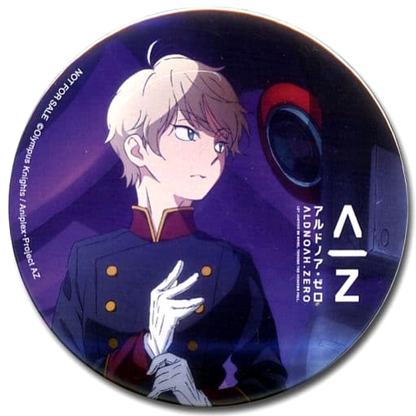 Aldnoah.Zero Slaine Troyard Gloves Original Big Can Badge Amazon Limited Blu-ray/DVD Bonus for Each Volume Purchase Buttons [USED]