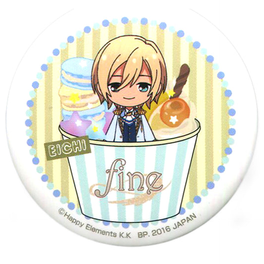 Eichi Tenshouin Ichiban Cafe X Ensemble Stars! Celebration First Live! Original Can Badge Kuji Prize B Can Badge [USED]