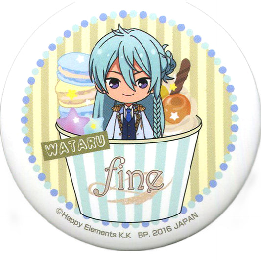 Wataru Hibiki Ichiban Cafe X Ensemble Stars! Celebration First Live! Original Can Badge Kuji Prize B Can Badge [USED]