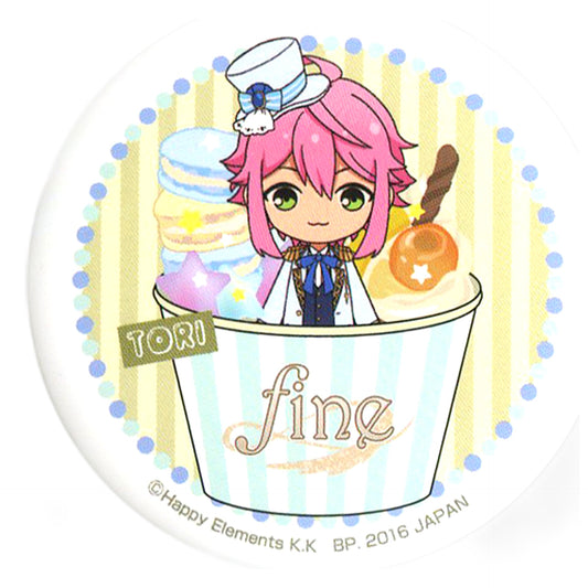 Touri Himemiya Ichiban Cafe X Ensemble Stars! Celebration First Live! Original Can Badge Kuji Prize B Can Badge [USED]