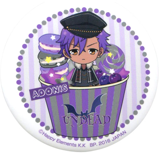 Adonis Otogari Ichiban Cafe X Ensemble Stars! Celebration First Live! Original Can Badge Kuji Prize B Can Badge [USED]