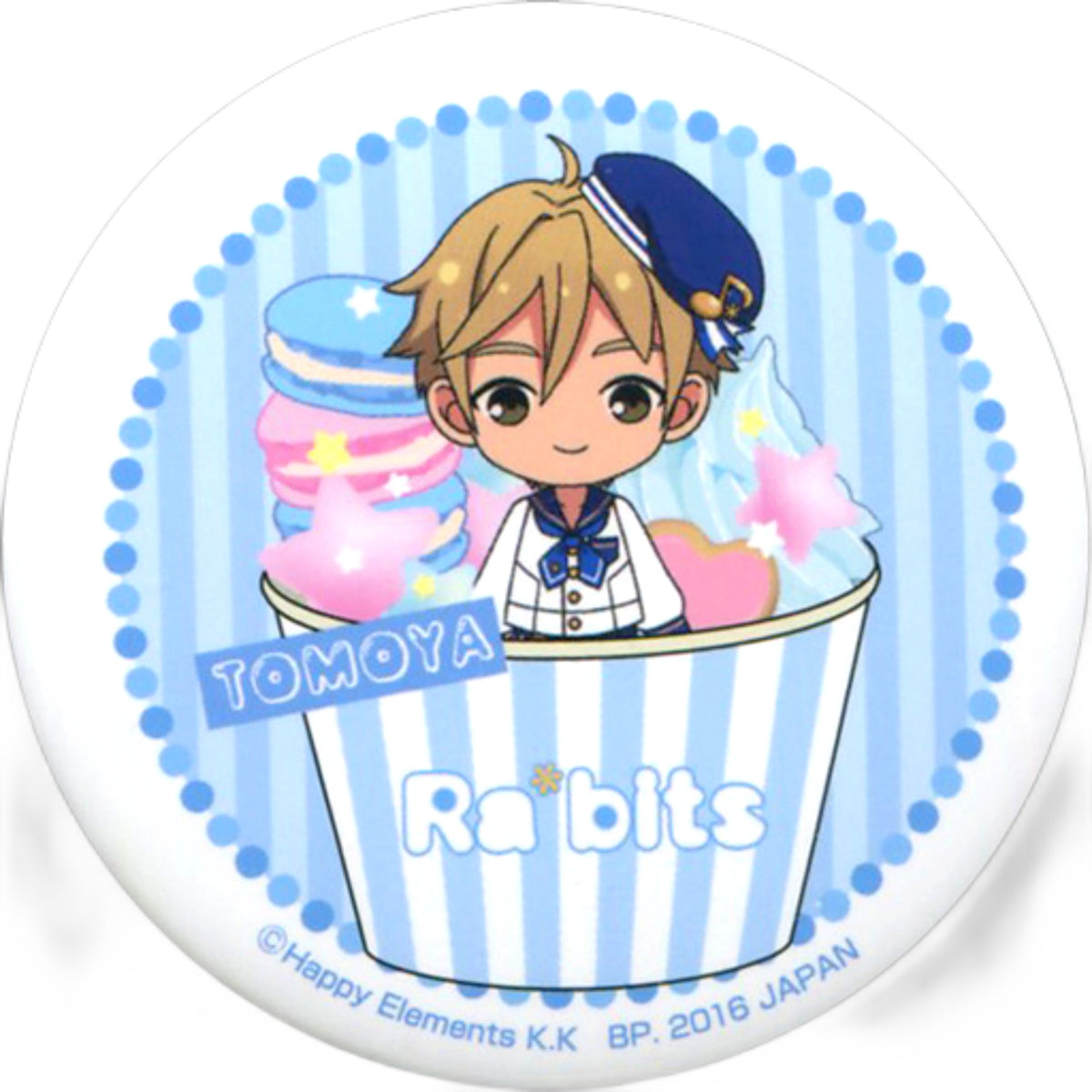 Tomoya Mashiro Ichiban Cafe X Ensemble Stars! Celebration First Live! Original Can Badge Kuji Prize B Can Badge [USED]