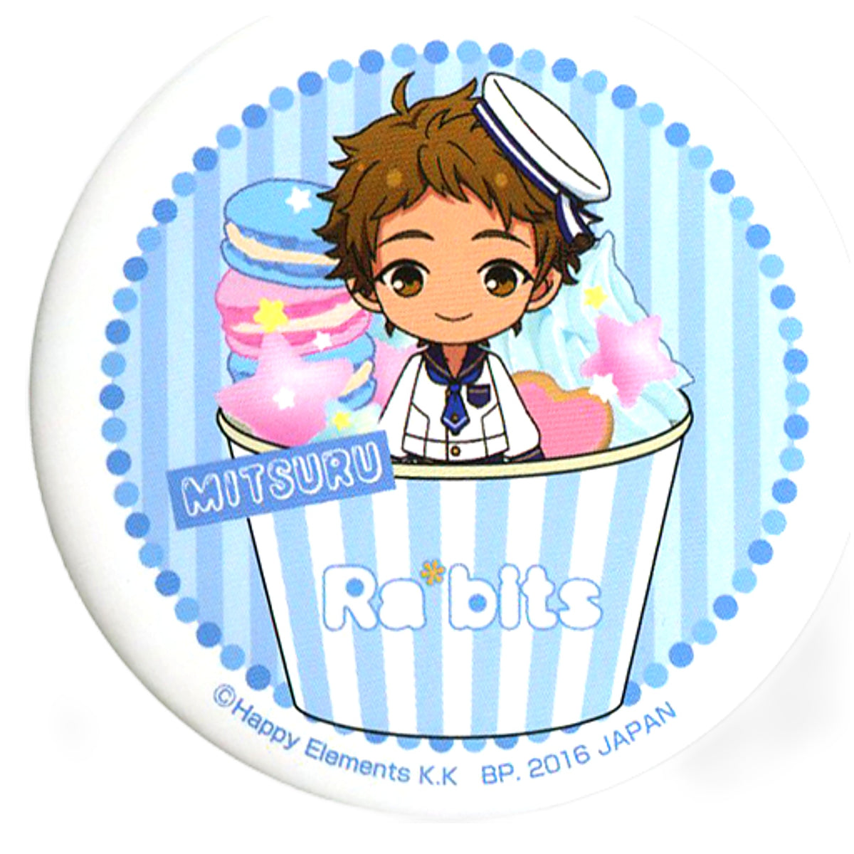 Mitsuru Tenma Ichiban Cafe X Ensemble Stars! Celebration First Live! Original Can Badge Kuji Prize B Can Badge [USED]