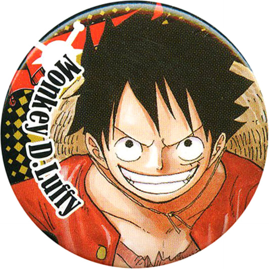 One Piece Monkey D. Luffy Can Badge Summer Comics Fair Natsucomi 2016 Limited Handout Buttons [USED]