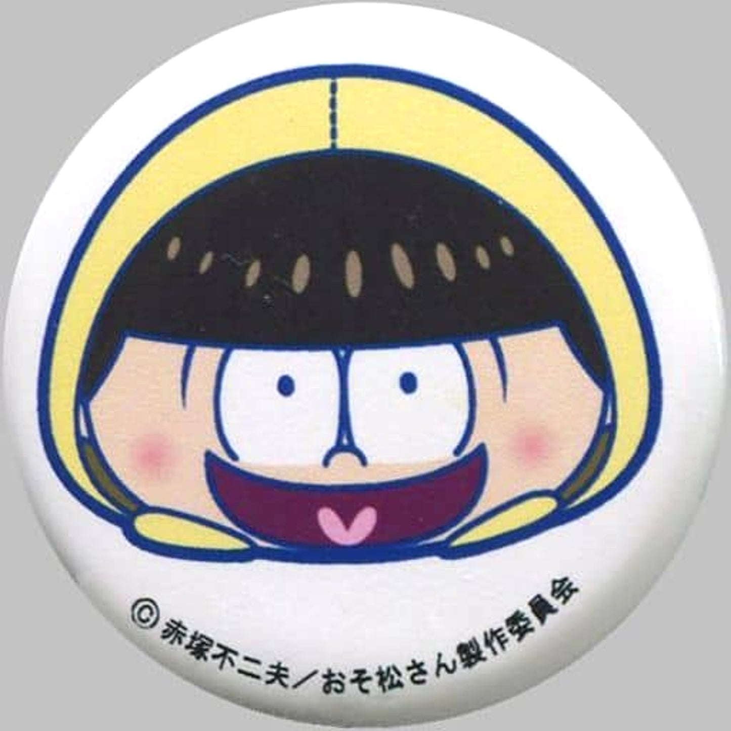Mr. Osomatsu Jyushimatsu Mochitto Can Badge Mochitto Mascot Box Purchase Bonus Buttons [USED]