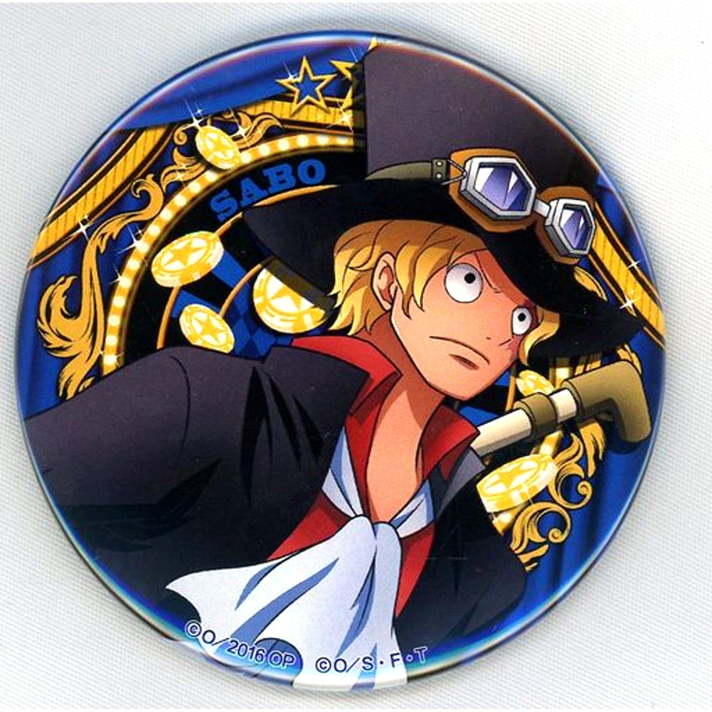 Sabo One Piece FILM GOLD FESTIVAL Island of Gold Dodeka Button Odaiba Minna no Yume Tairiku 2016 [USED]