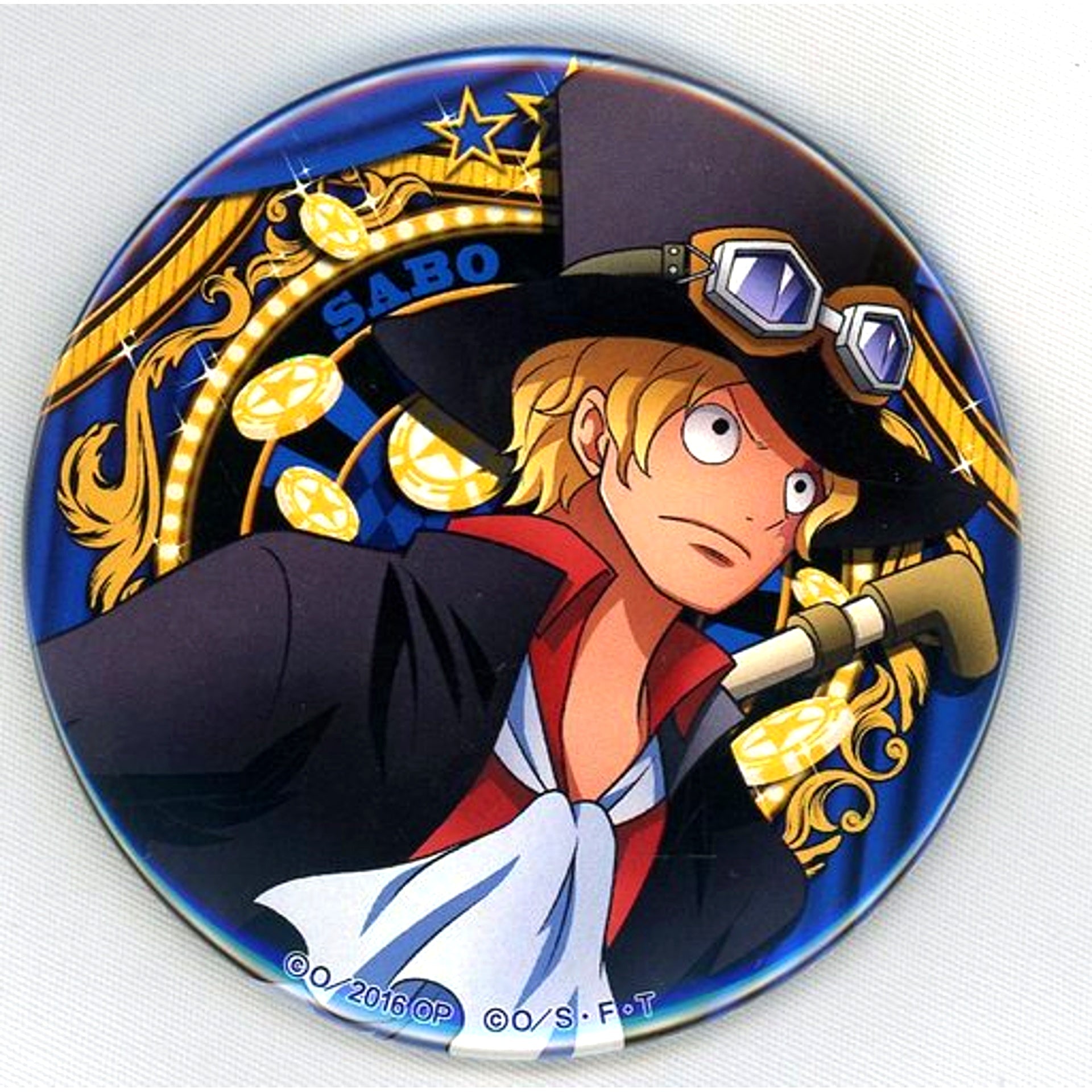 Sabo One Piece FILM GOLD FESTIVAL Island of Gold Dodeka Button Odaiba Minna no Yume Tairiku 2016 [USED]