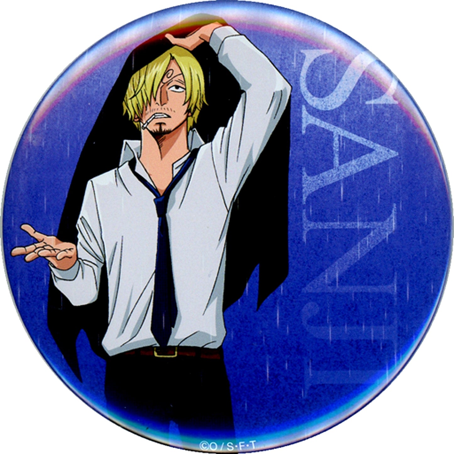 Sanji White Shirt One Piece The Seasons Button Collection Fuji TV Limited [USED]