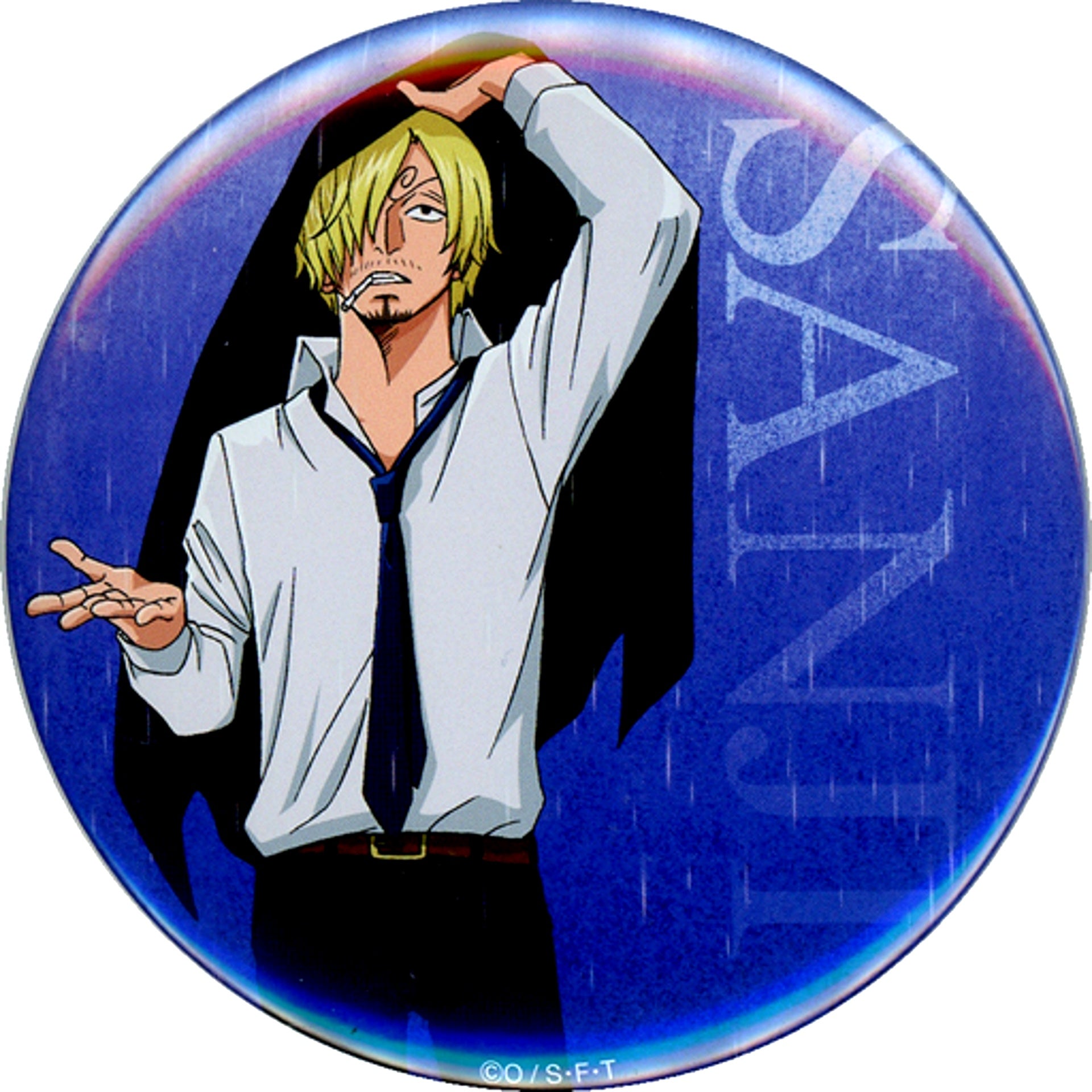 Sanji White Shirt One Piece The Seasons Button Collection Fuji TV Limited [USED]