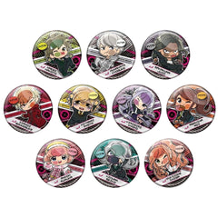 Danganronpa 3: The End of Hope's Peak High School Future Arc Makoto Naegi & Others Pita! Deformed All 10 Types Set Buttons [USED]