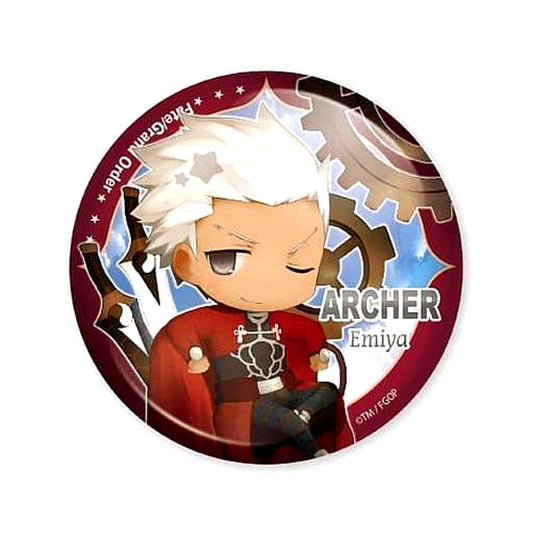 Fate/Grand Order Archer EMIYA Charatoria Can Badge [USED]