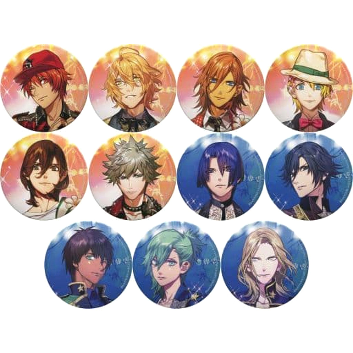 Uta no Prince Sama Otoya Ittoki & Others Trading Big Can Badge Shining Dream Festa Ver. SHINING STORE Limited All 11 Types Set Buttons [USED]