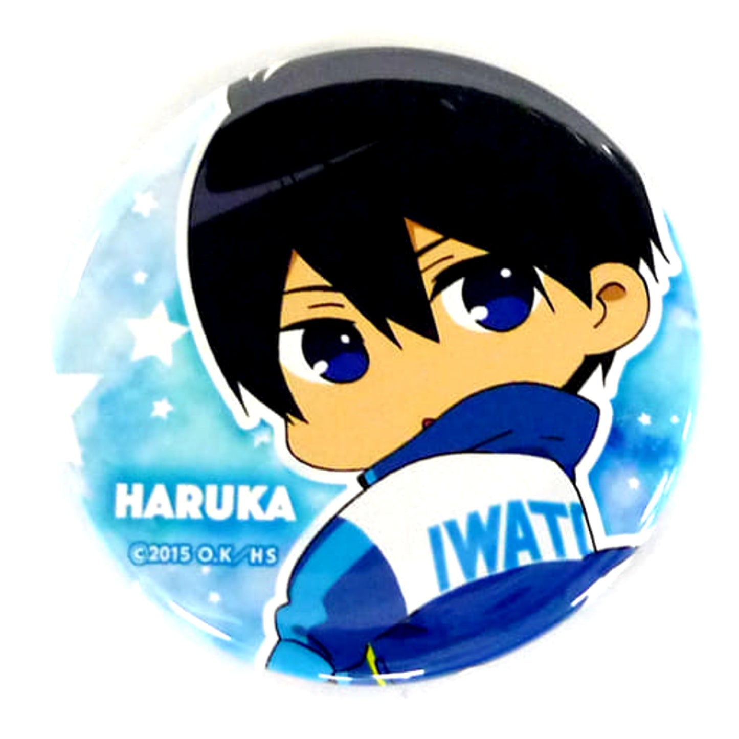 Haruka Nanase High Speed! Free! Starting Days Button Collection! Mini Character Ver. [USED]