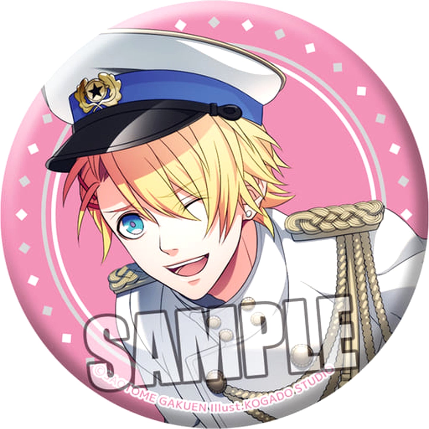 Uta no Prince Sama Sho Kurusu Trading Can Badge Shining All Star CD2 Ver. Buttons [USED]