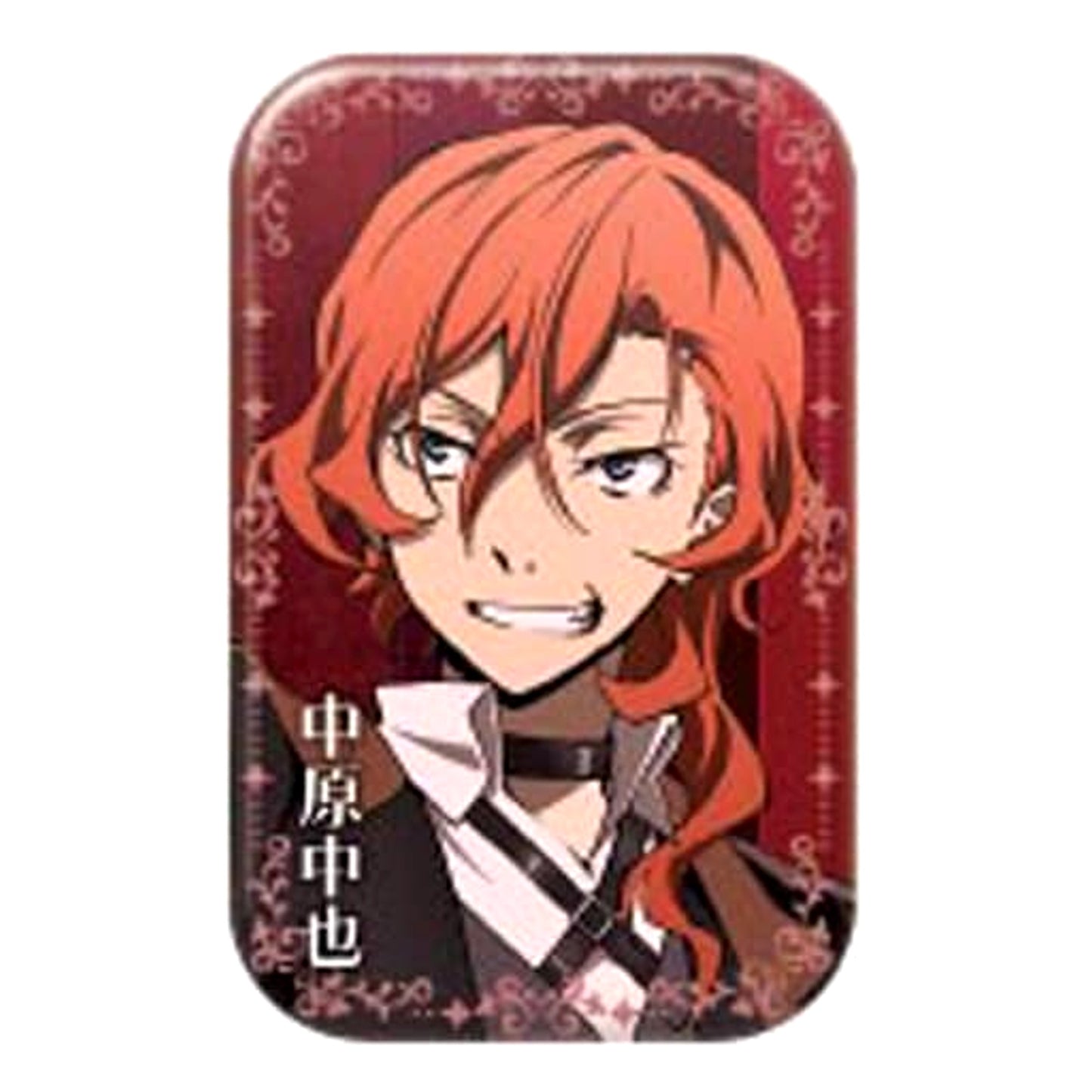 Chuya Nakahara Red Bungo Stray Dogs Round Squiare Button [USED]