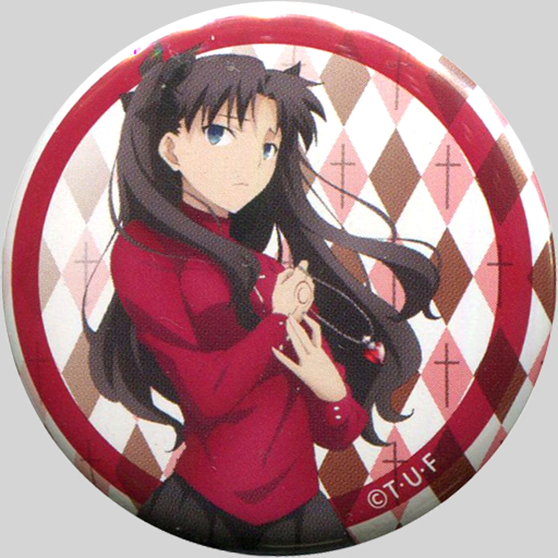 Rin Tohsaka Fate/stay night Trading Button Fate/stay night Unlimited Blade Works Exhibition Holy Grail's Atrium [USED]