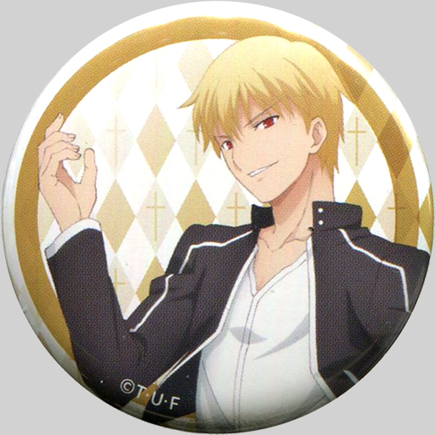 Gilgamesh Fate/stay night Trading Button Fate/stay night Unlimited Blade Works Exhibition Holy Grail's Atrium [USED]