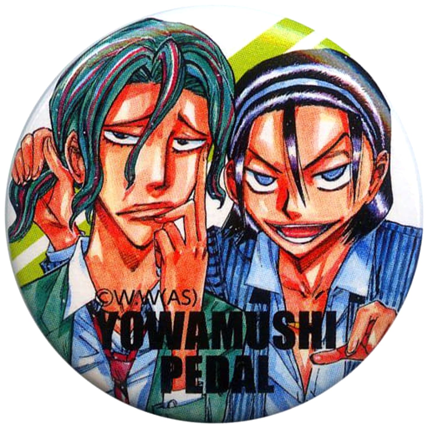 Yowamushi Pedal Yusuke Makishima Todo Jinpachi Can Badge Yowamushi Pedal SCHOOL LIFE Exclusive Bonus Items Buttons [USED]