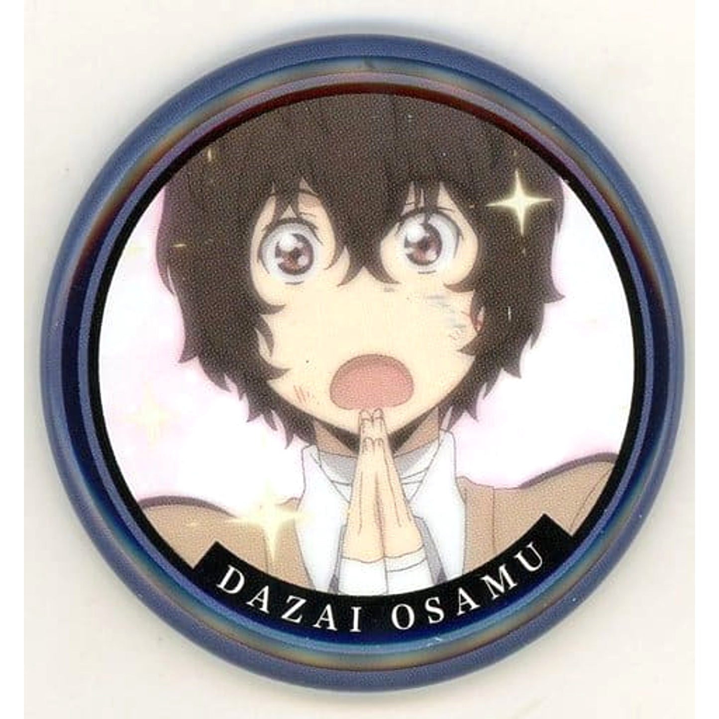 Bungo Stray Dogs Osamu Dazai Glitter Character Badge Collection Buttons [USED]