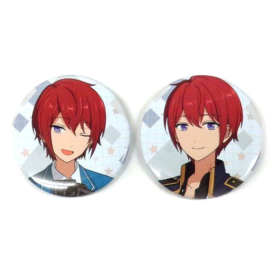 Tsukasa Suou C Prize Ensemble Stars! Button Set of 2 Welcome to Festa Ensemble Stars! Anniversary LIVE Kuji B [USED]