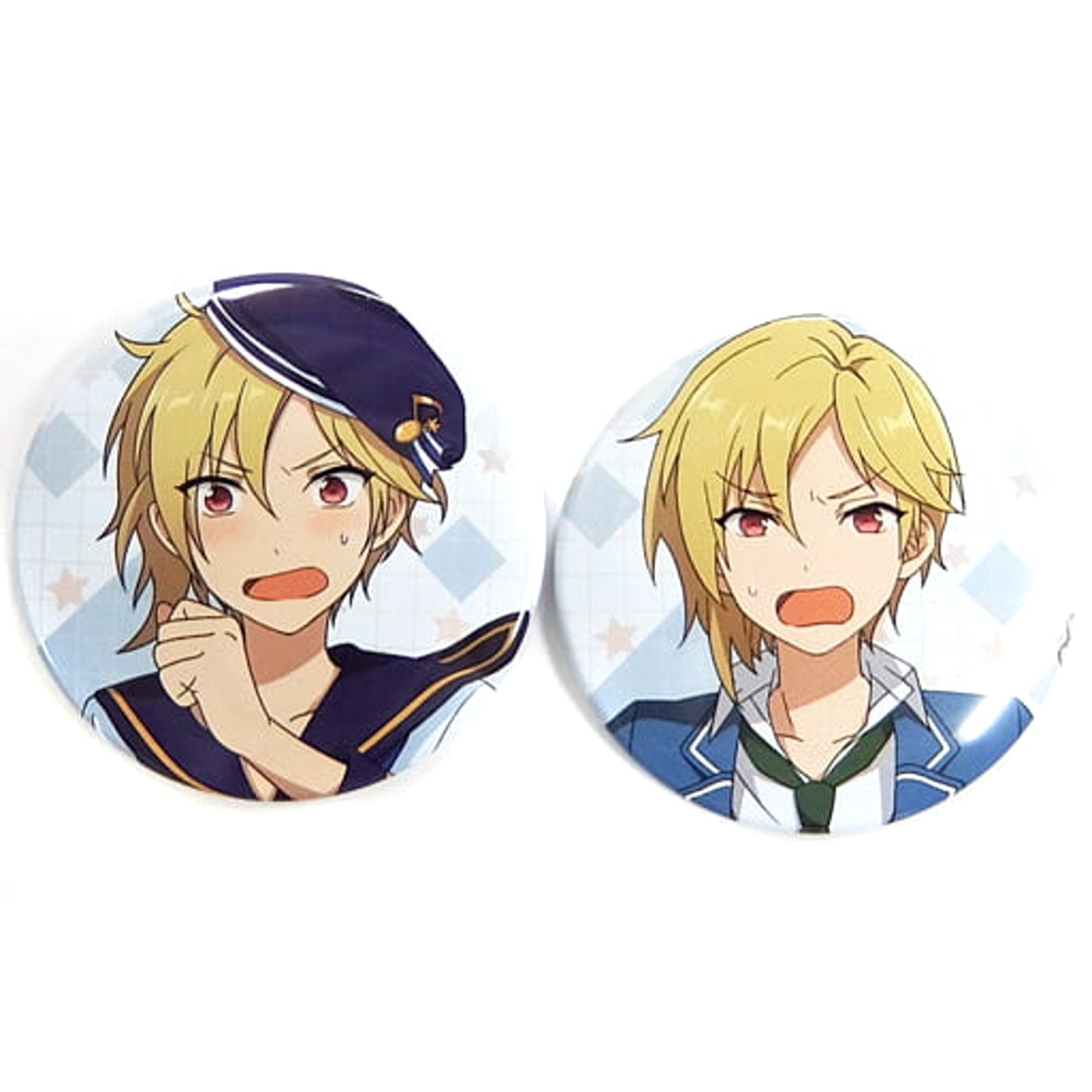 Nazuna Nito Ensemble Stars! Set of 2 Anniversary Live Kuji B Button Set Welcome to Festa Limited Prize C [USED]