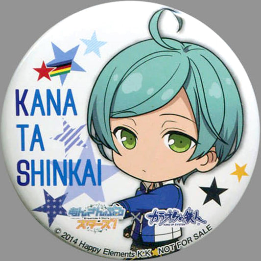 Ensemble Stars! Kanata Shinkai Original Can Badge Part 2 Karaoke no Tetsujin Limited Drink Order Benefits Buttons [USED]