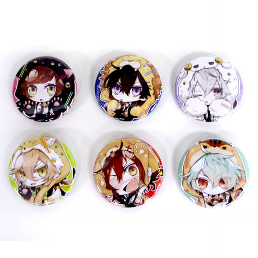 Collar x Malice Set of 6 Newly Drawn Chibi Character Button Stellaworth Limited PS Vita Software Bundled Bonus [USED]