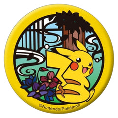 Pokemon Pikachu Cutout Series Japanese Paper Can Badge Buttons [USED]