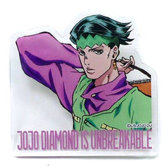 JoJo's Bizarre Adventure Part 4: Diamond is Unbreakable Rohan Kishibe Acrylic Badge J-World Tokyo Limited Yukako Yamagishi Falls in Love. Prize B Buttons [USED]