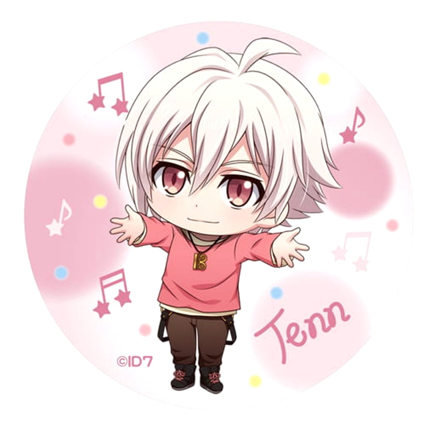 IDOLiSH7 Tenn Kujo Fortune Can Badge Hug Love Ver. Buttons [USED]