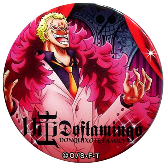 Donquixote Doflamingo Sneer One Piece Yakara Button Vol.9 PARTY Mugiwara Store Ltd [USED]