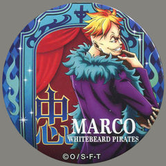 One Piece Marco Loyalty Yakara Can Badge Part 9 Party Straw Store Limited Buttons [USED]