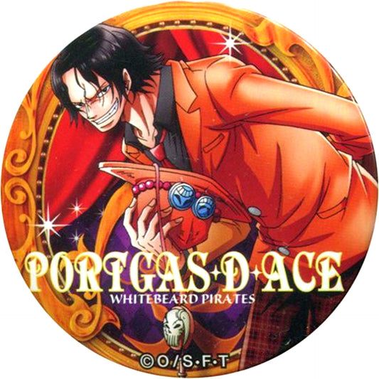 Portgas D. Ace One Piece Fire Yakara Button Vol.9 PARTY Mugiwara Store Limited [USED]
