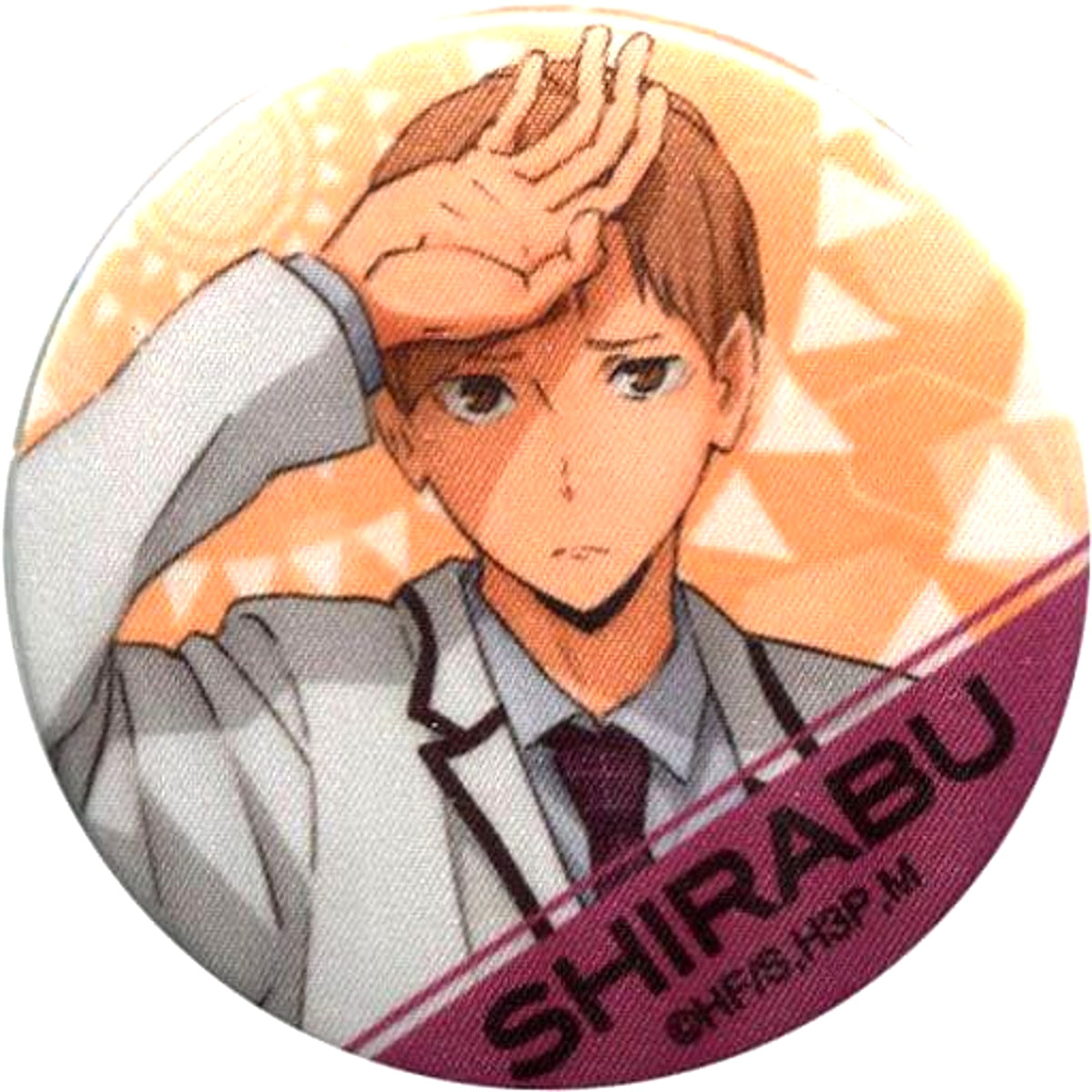 Kenjiro Shirabu Haikyu!! Silky Badge Collection 1 [USED]