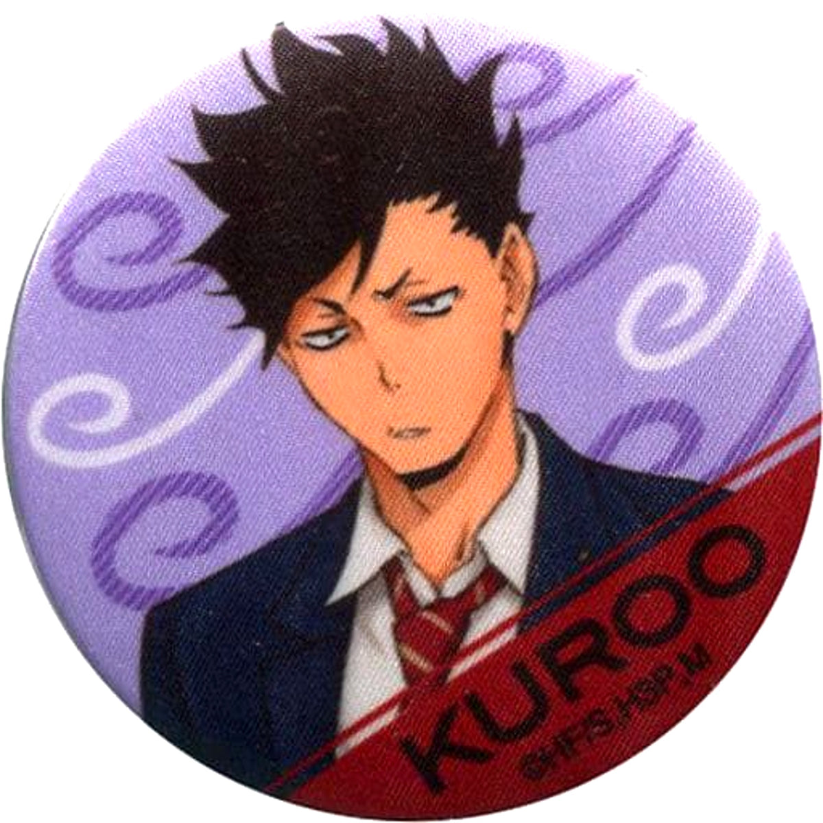 Haikyu!! Tetsuro Kuroo Silky Badge Collection 2 Buttons [USED]