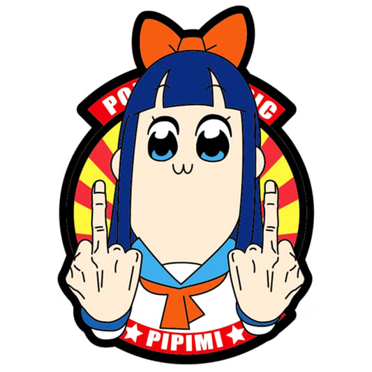 Pop Team Epic Pipimi Middle Finger Embroidery Patch Other-Goods [USED]