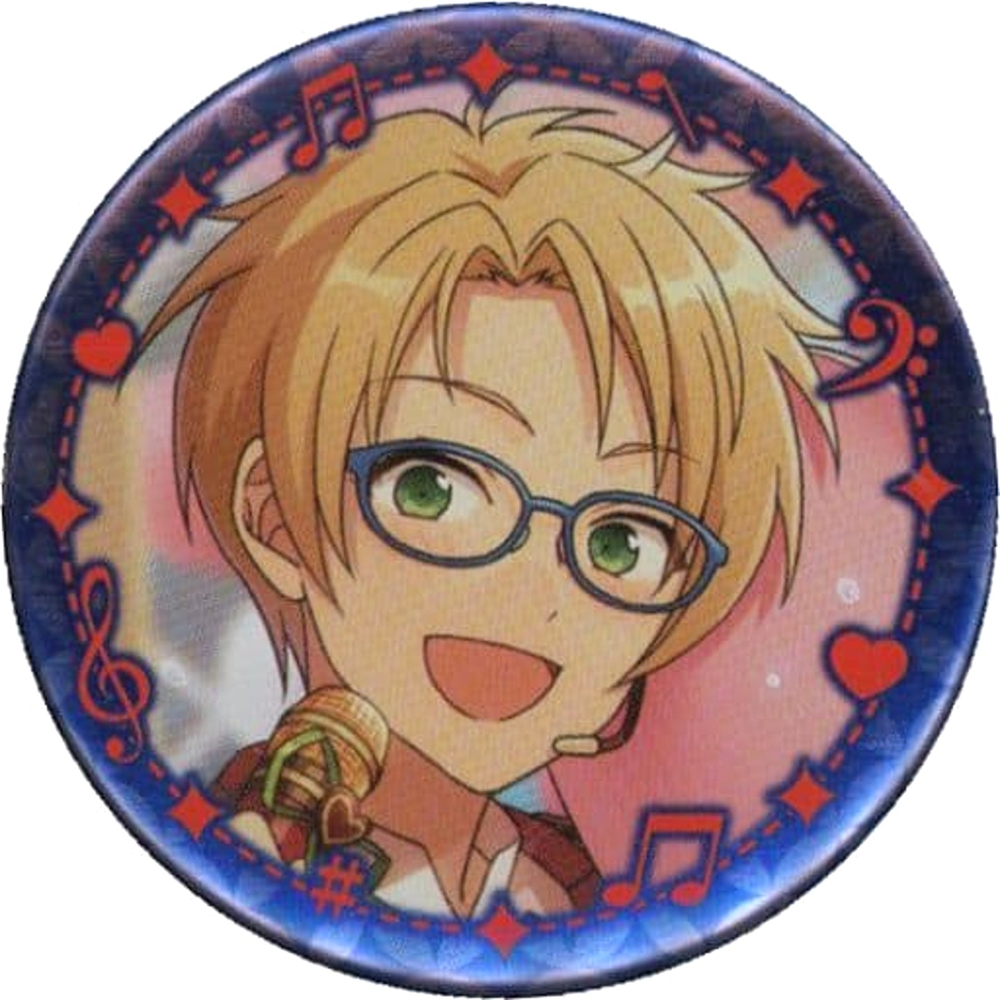 Makoto Yuuki Ensemble Stars! Chara Badge Collection Idol Special Days Ver.B [USED]