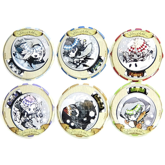 Jed & Others Psychedelica of the Ashen Hawk Set of 6 Chibi Character Button Stellaworth Limited PS Vita Software Bundled Bonus [USED]