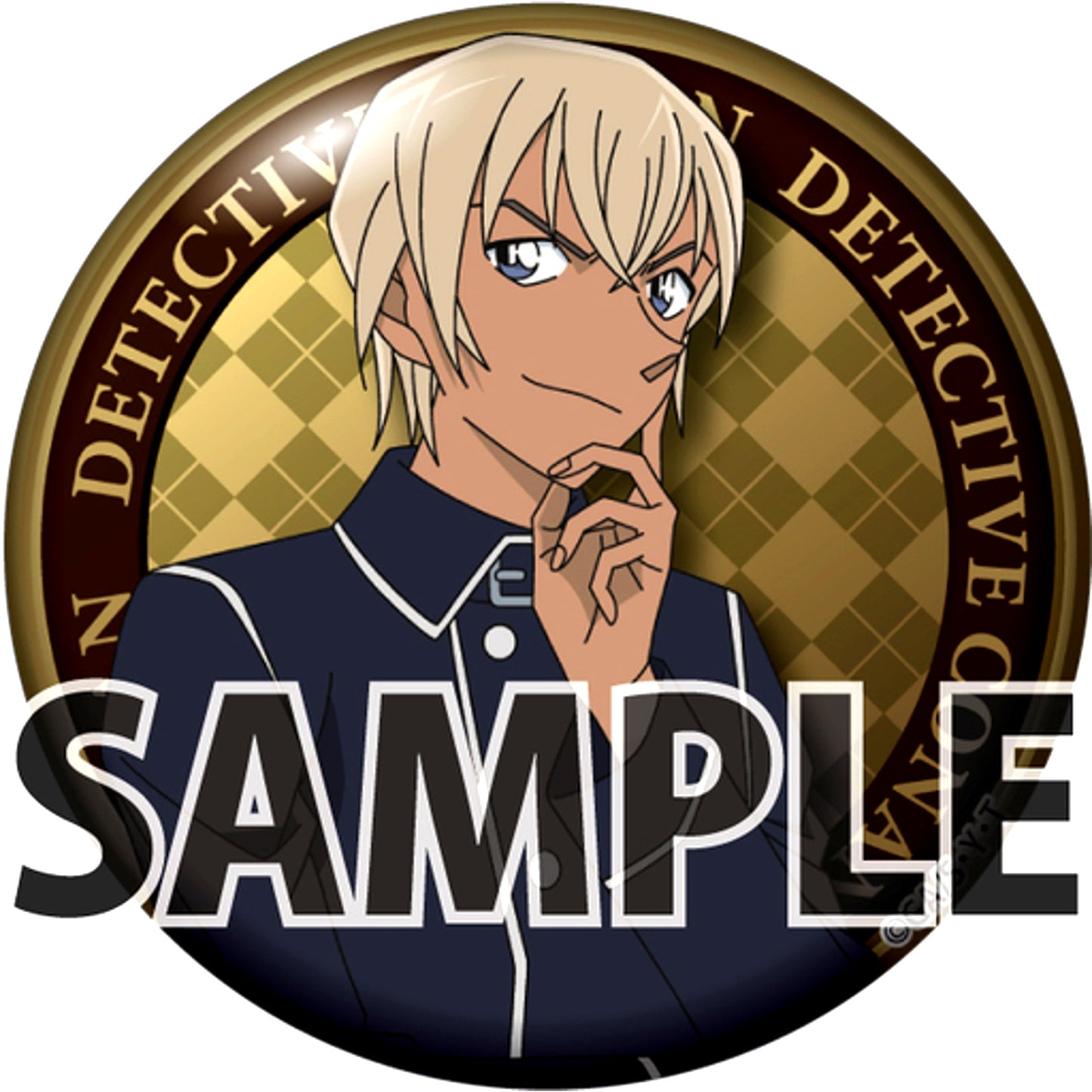 Toru Amuro Detective Conan AR Button [USED]
