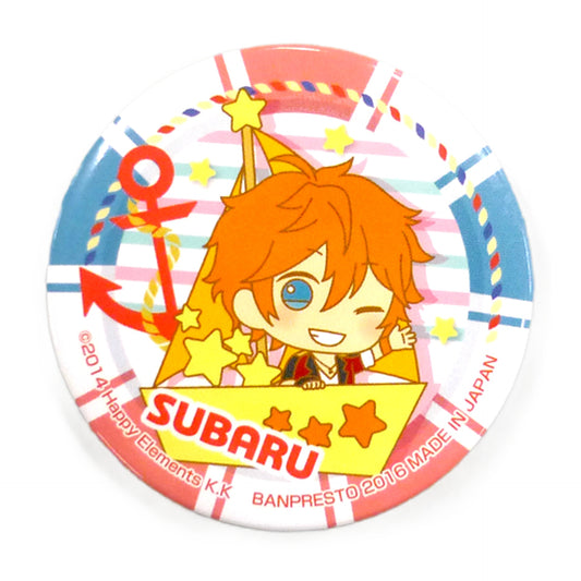 Subaru Akehoshi Ichiban Cafe X Ensemble Stars! Enjoy Summer! Can Badge Kuji Prize B Can Badge [USED]