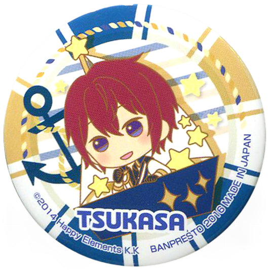 Tsukasa Suou Ichiban Cafe X Ensemble Stars! Enjoy Summer! Can Badge Kuji Prize B Can Badge [USED]
