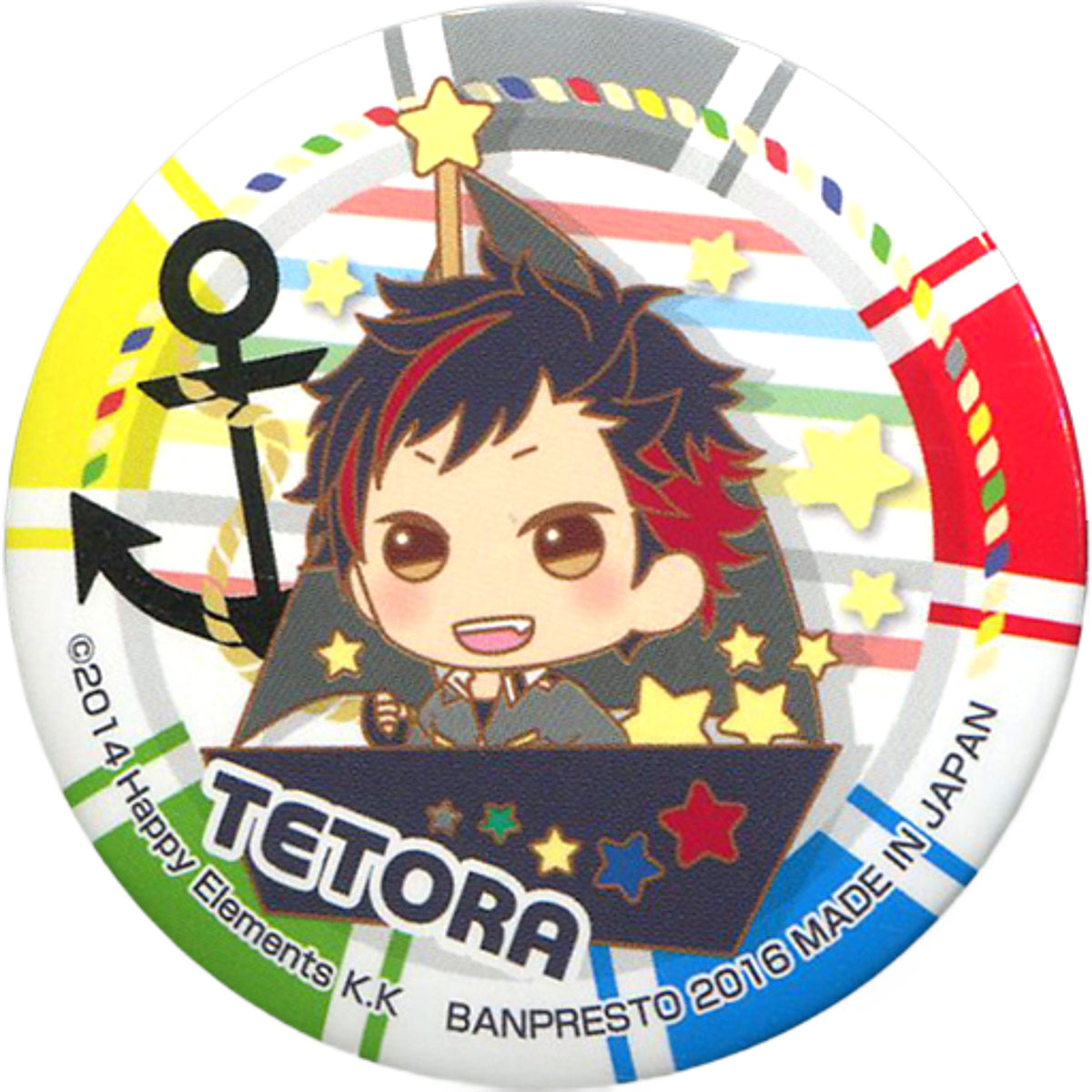 Tetora Nagumo Ichiban Cafe X Ensemble Stars! Enjoy Summer! Can Badge Kuji Prize B Can Badge [USED]