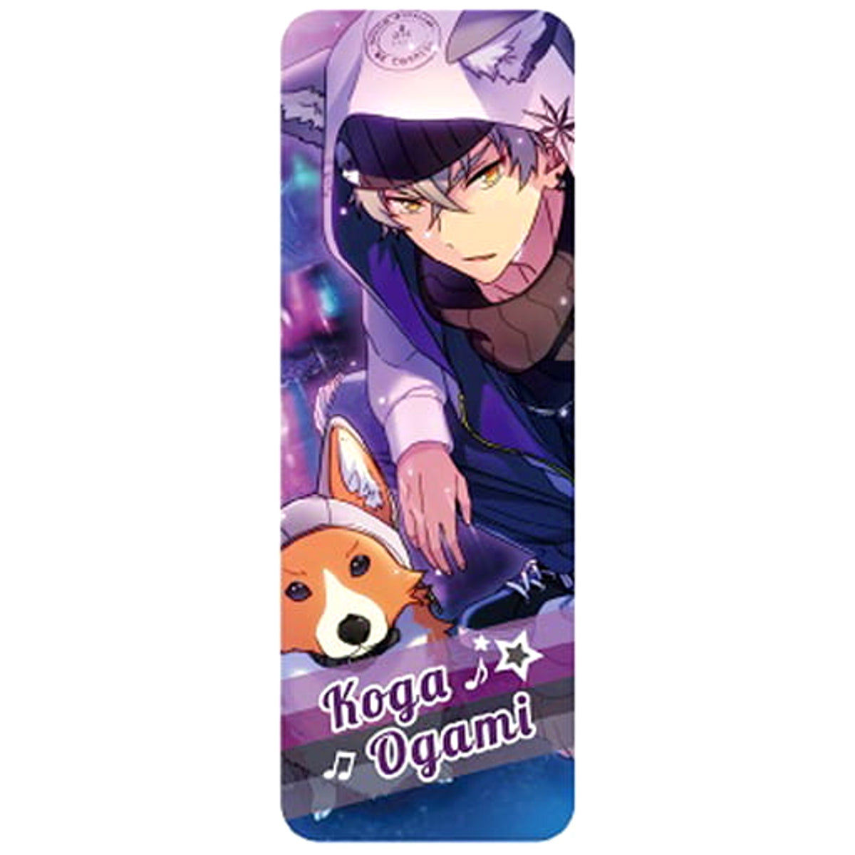 Ensemble Stars! Koga Ogami Long Can Badge Collection 6 Buttons [USED]